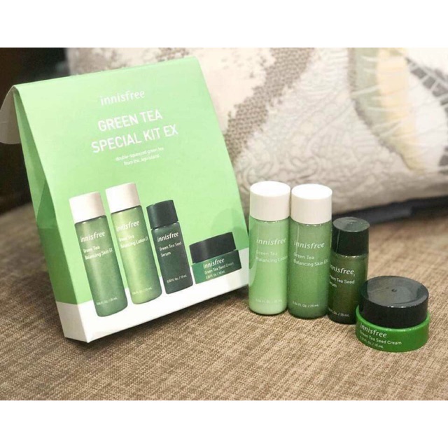 Bộ Dưỡng Trà Xanh Mini Innisfree Greentea Special Kit Ex.