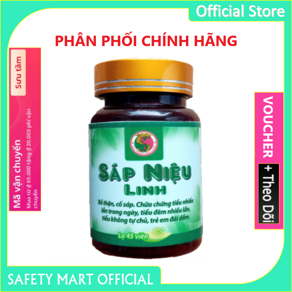 Sáp Niệu Linh ngăn ngừa chứng tiểu đêm, tiểu nhiều lần, tiểu không tự chủ - Hàng Chính Hãng