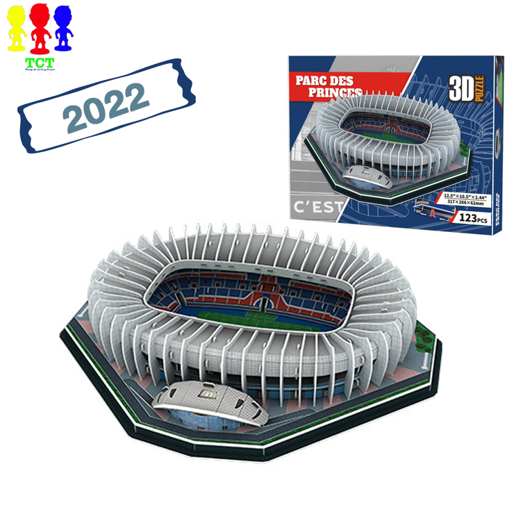 Mô hình sân vận động bóng đá Parc des Princes - PSG