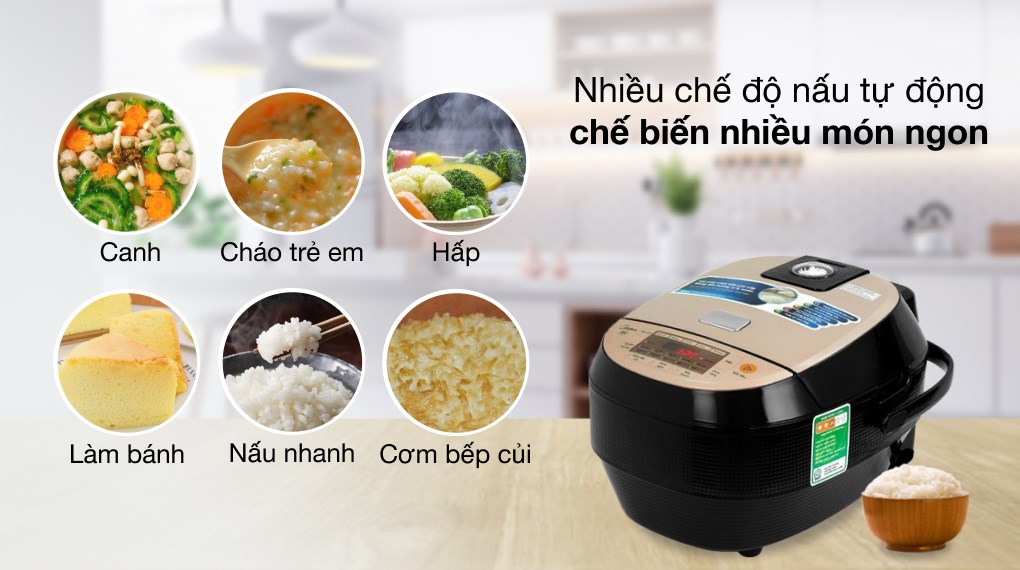 Nồi cơm điện cao tần midea 1.5 lít mb-hs4007 - hàng chính hãng bảo hành toàn quốc