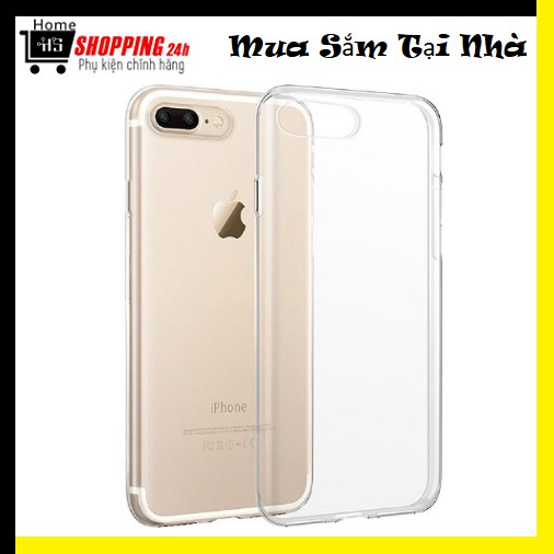 Ốp lưng dẻo cho ip7 plus/ 8 plus Ốp dẻo trong sillicon cho iphone 7 plus/8 plus