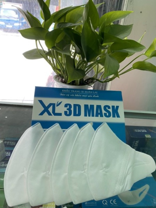 Khẩu Trang 3D Mask Xuân Lai 4D KF94 Kháng Khuẩn Cao Cấp Công Nghệ Nhật Bản Phòng dịch chống bụi nhập khẩu