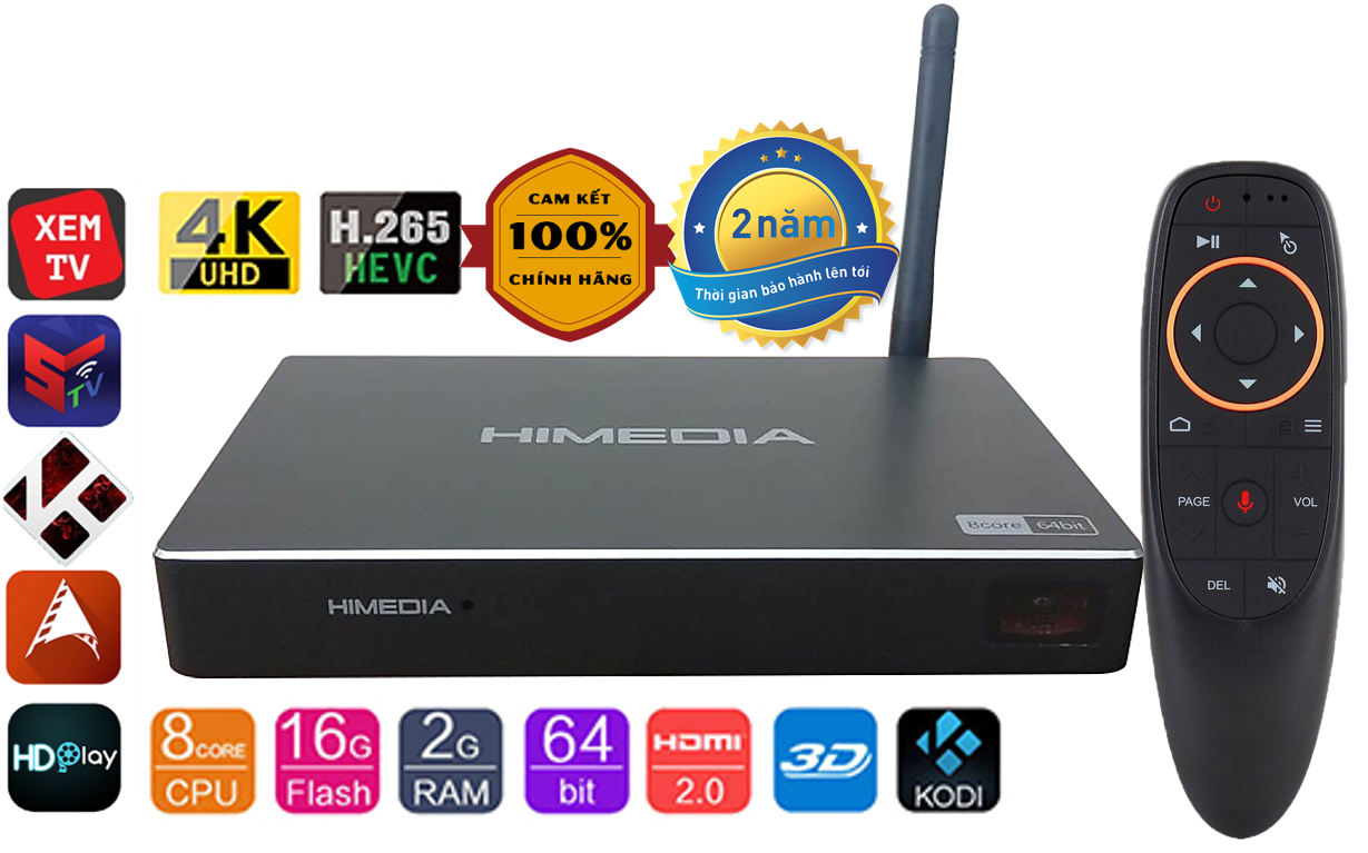 >> BÁO GIÁ ANDROID BOX HIMEDIA Q30 BẢN ANDOIROD 7 MỚI 2020 - XỬ LÝ HÌNH ẢNH SIÊU NET 4K - SẢN PHẨM CHÍNH HÃNG | Shopee Lazada Sendo Tiki mới nhất 88 Đầu Android TV Box Himedia A5 4K 2020 Điều khiển Voice, Tài khoản Hdplay ,UHD, 2GB RAM, 16GB - Hàng Chính Hãng