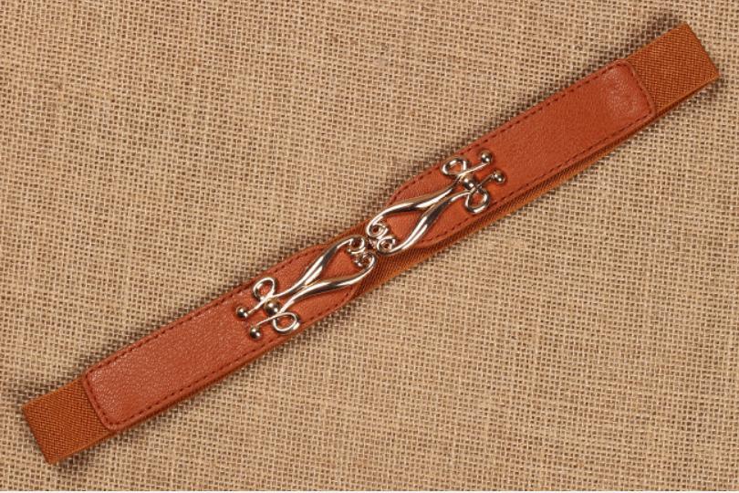 [HCM]Thắt lưng nữ dây nịt nữ patterned 2cm màu nâu