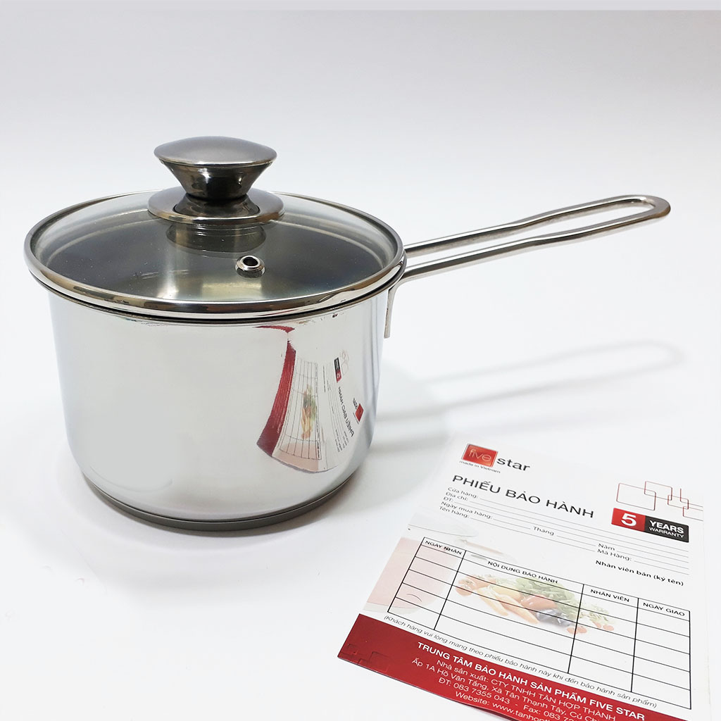 Quánh inox five star 12cm/16cm