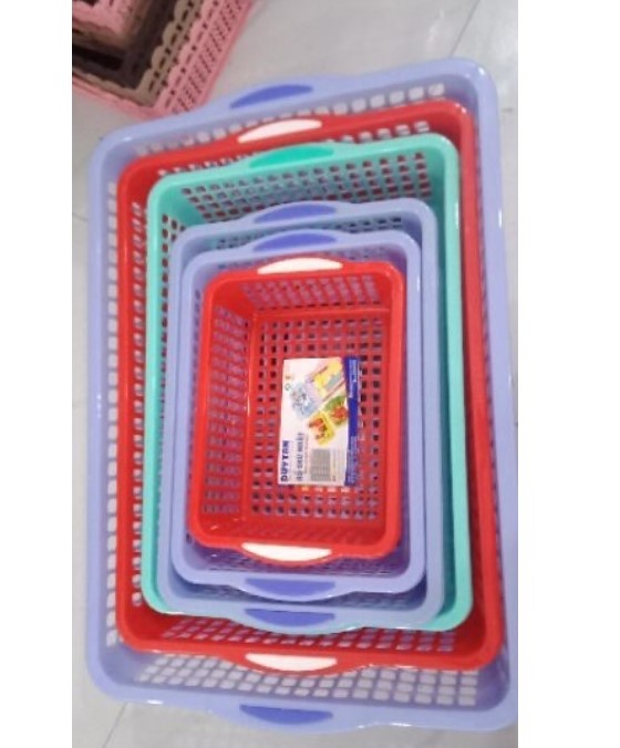 Rỗ vuông duy Tân 6 size kích cỡ hình chữ Nhật