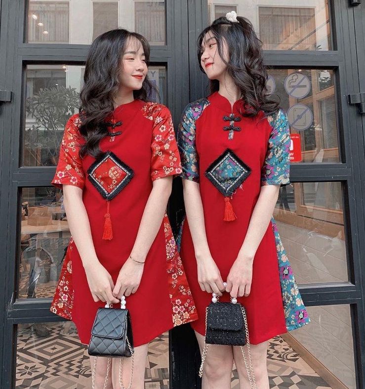 [HCM]SET BỘ ÁO DÀI CÁCH TÂN CHO MẸ BEYEU1688 - BY2105A