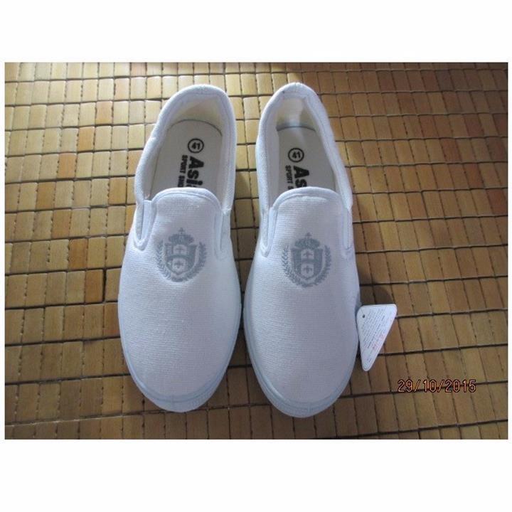 [HCM]Giày xỏ trắng asia