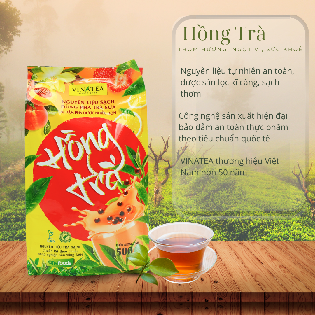 Vinatea Red Tea Special Tea 500g, Suitable for Making Milk Tea