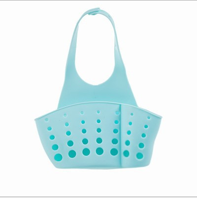 Giỏ silicon treo bồn rửa chén túi giỏ silicon dài 15cm treo đồ đa năng, miếng rửa bát
