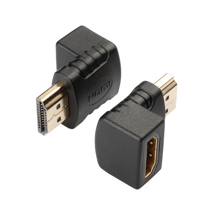 Đầu nối HDMI đổi góc 90 đầu dương đầu âm