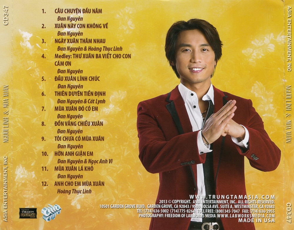 Bộ 6 đĩa CD nhạc Đan nguyên 3