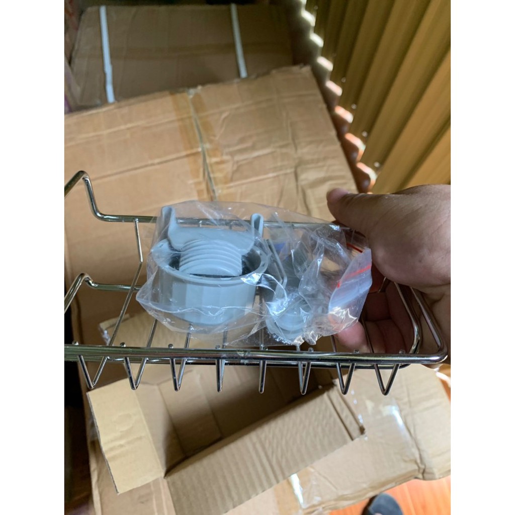 Giá treo giẻ rửa bát inox
