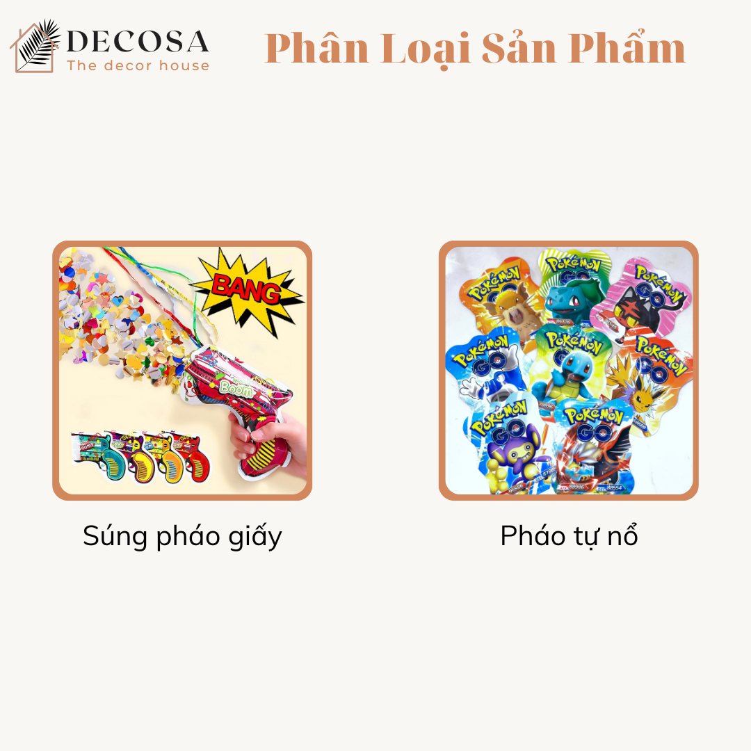 Pháo hoa giấy súng bắn pháo hoa confetti