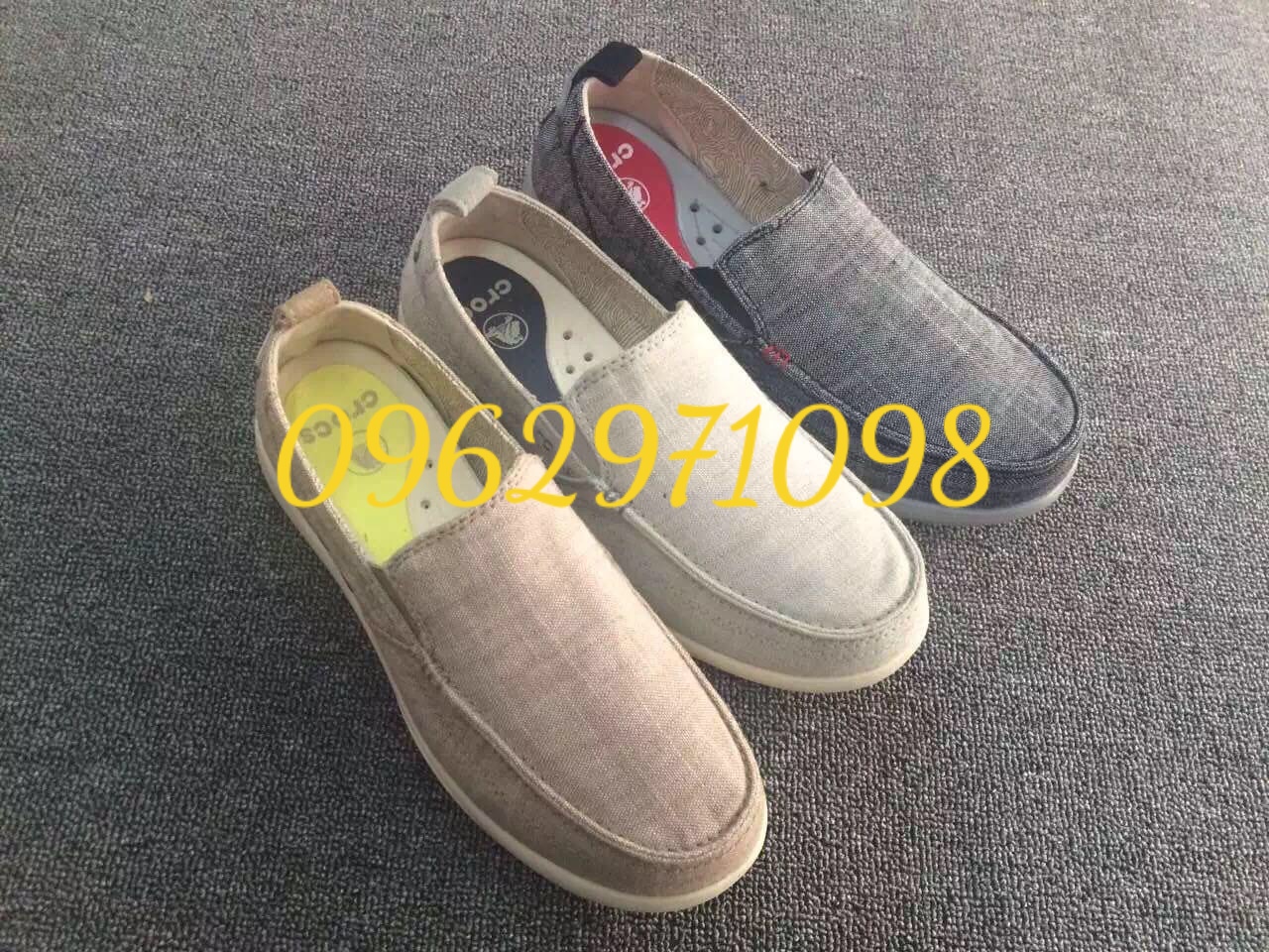GIÀY CROCS-WALU CHAMBRAY LOAFER CHO NAM