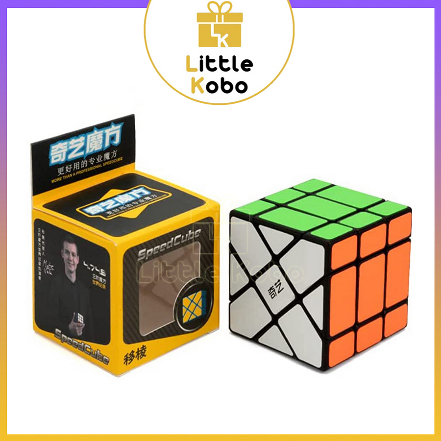 Rubik QiYi Fisher Cube Rubic Biến Thể Stickerless Đồ Chơi Trí Tuệ Trẻ Em Phát Triển Tư Duy Thông Minh - Little Kobo