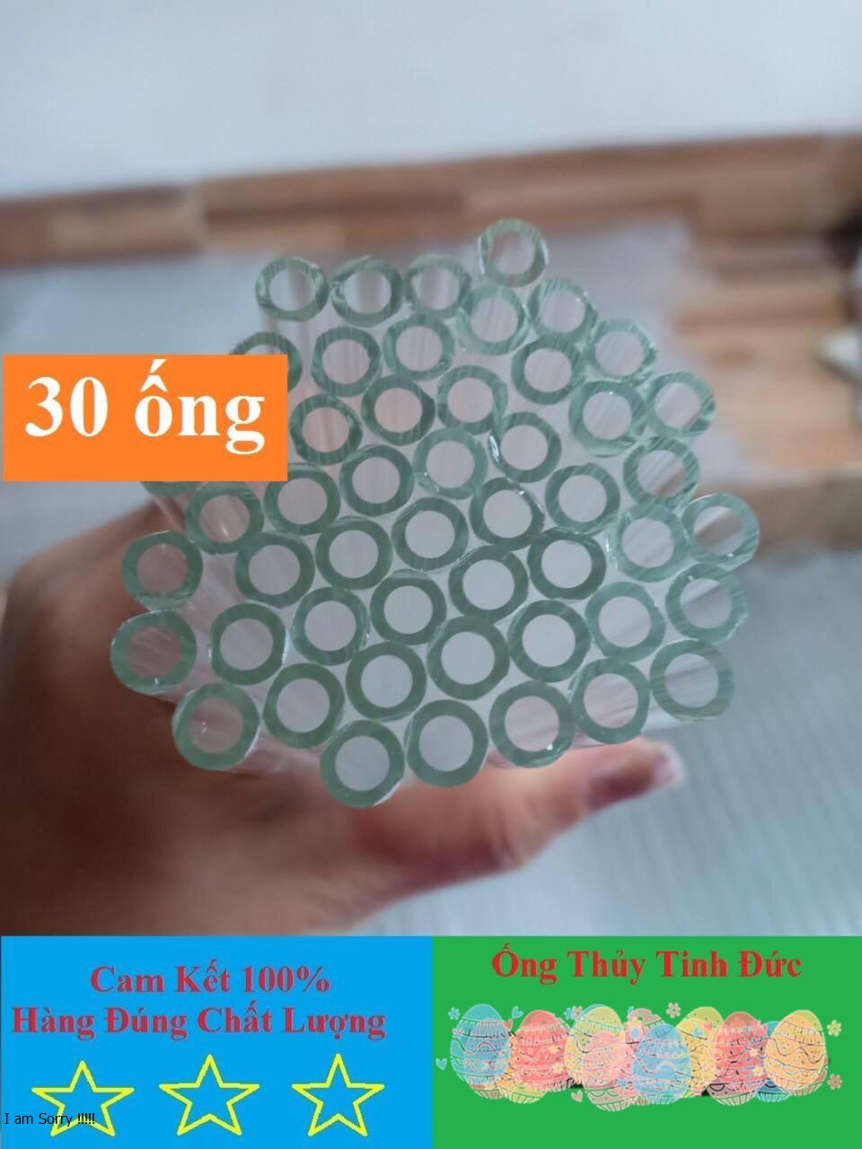 ống thuỷ tinh (30 ống)