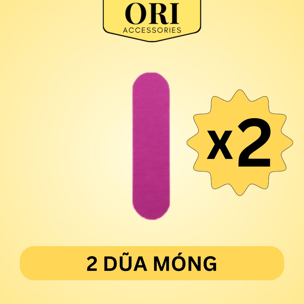 Phụ kiện dán móng tay giả nail box miếng dán, bông cồn, que đẩy da, dũa ori accessories y001