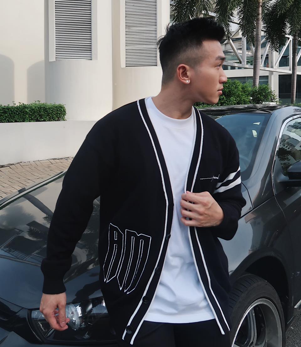 Áo khoác Amand Modern City Cardigan - Black