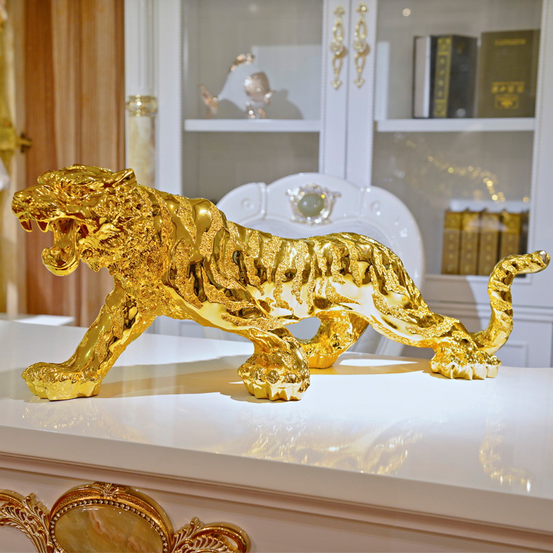 Tượng Hổ Vàng Size Lớn Dài 74 cm