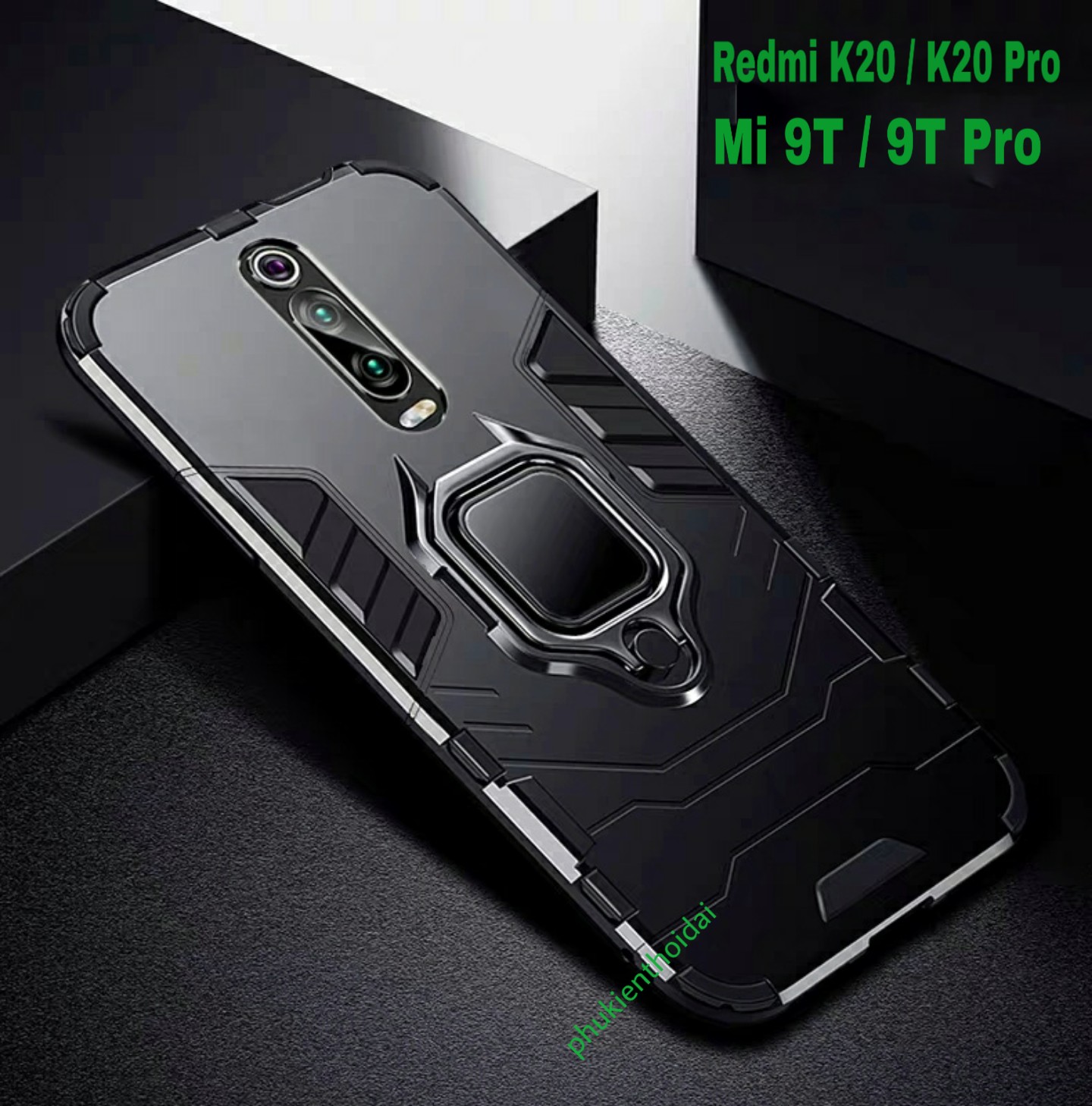 Ốp lưng Xiaomi Redmi K20 / K20 Pro / Mi 9T / 9T Pro Iron Man Iring chống sốc chống va đập trên 2 mét