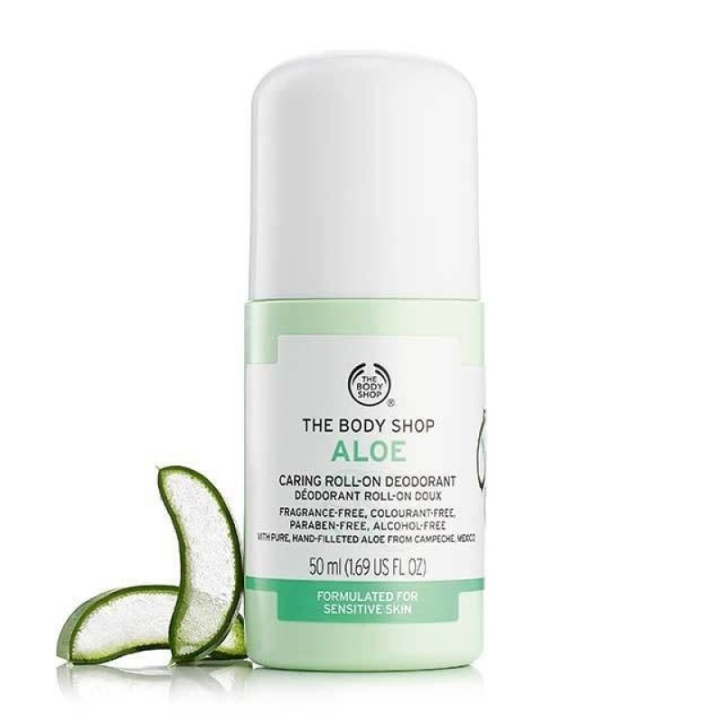 Lăn khử mùi The Body Shop Aloe Anti-Perspirant Deodorant 50ml