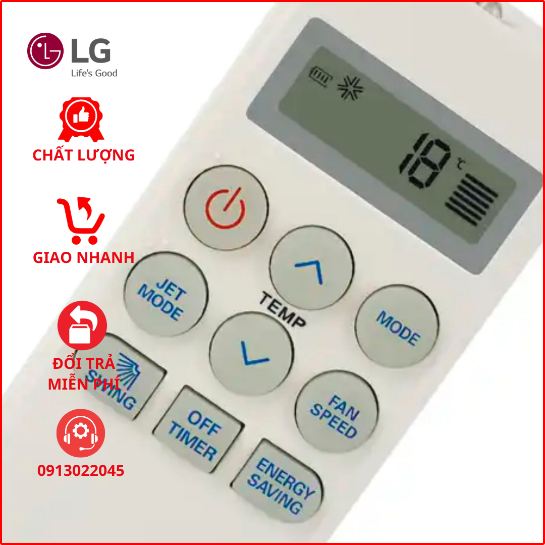 Remote Control for Lg Air Conditioner (Short).