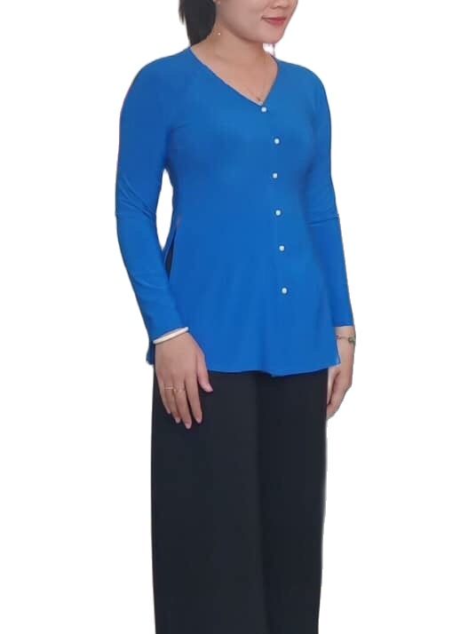 Áo bà ba trơn may sẵn size 1(40-50kg) (áo lẻ ko kèm quần)