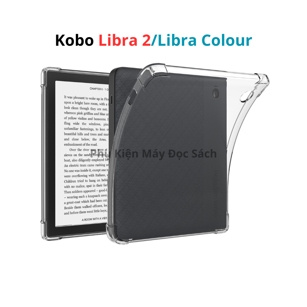 Ốp Lưng Silicone Kobo Libra 2/Libra Colour, Case Máy Đọc Sách Kobo Libra 2/Libra Colour