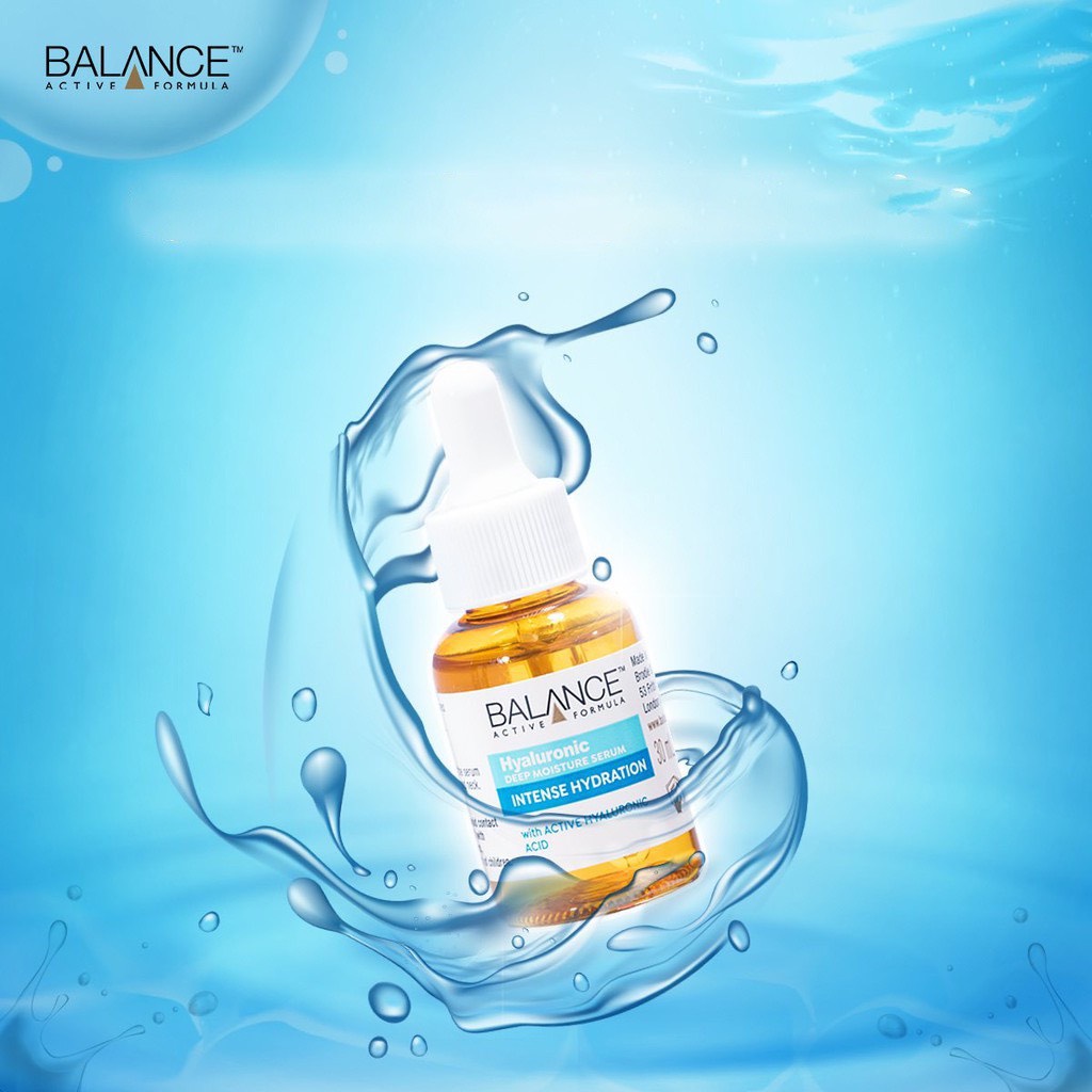 Serum Cấp Nước Dưỡng Ẩm Balance Active Formula Hyaluronic Deep Moisturizing 30ml