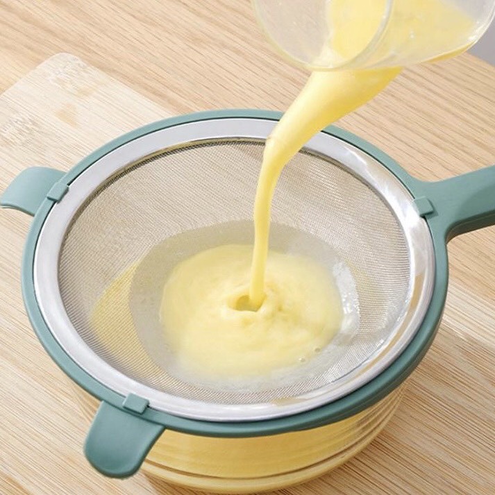 Rây Lọc Cán Nhựa , lọc bột , rây cháo cho bé đủ size
