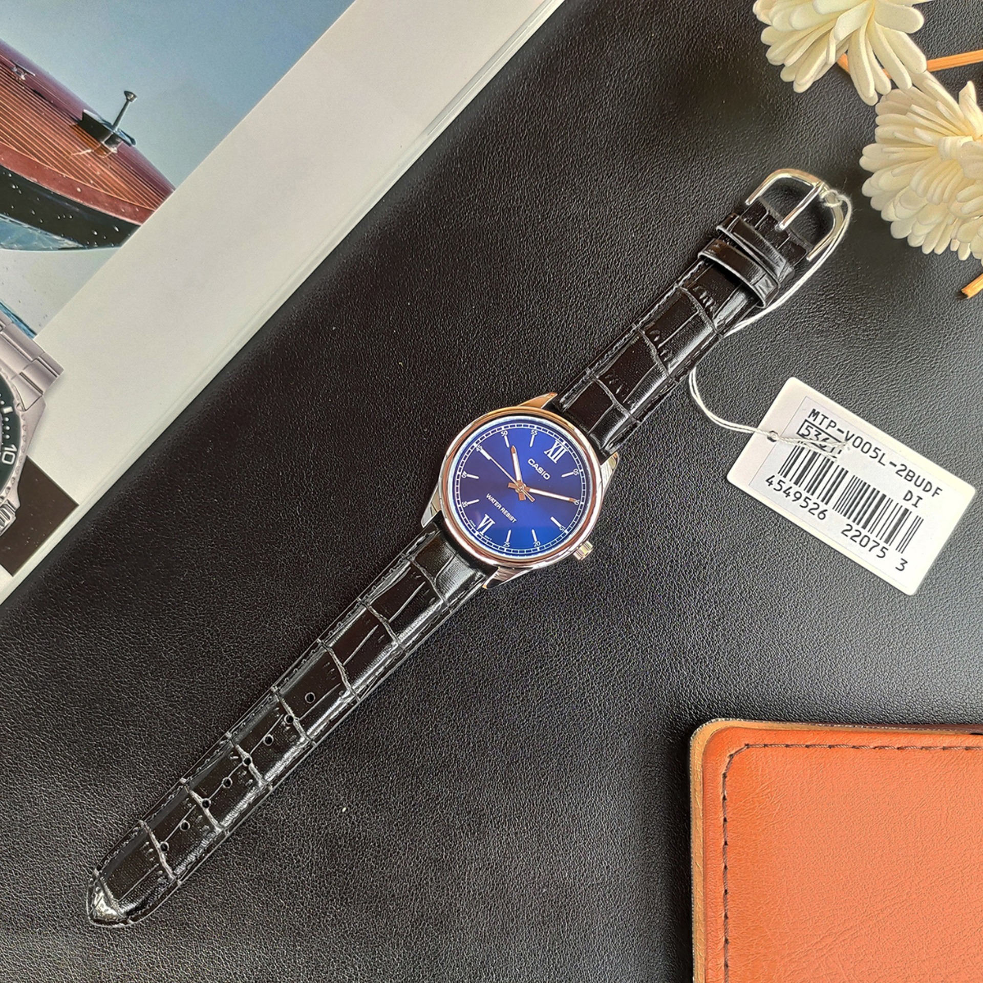 Đồng Hồ Nam Dây Da Casio MTP-V005L-7B3UDF