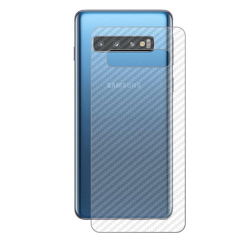 [HCM]Combo 2 decal vân carbon Samsung S10 S10+ và 4 miếng dán camera
