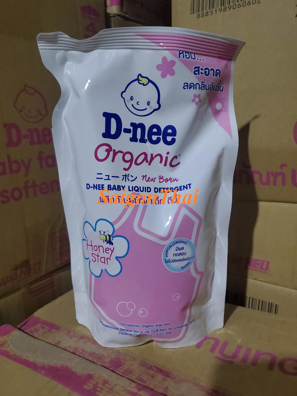 (SGT) (Hàng Chính Hãng) Nước giặt xã Dnee túi em bé 550ml (Thái Lan)