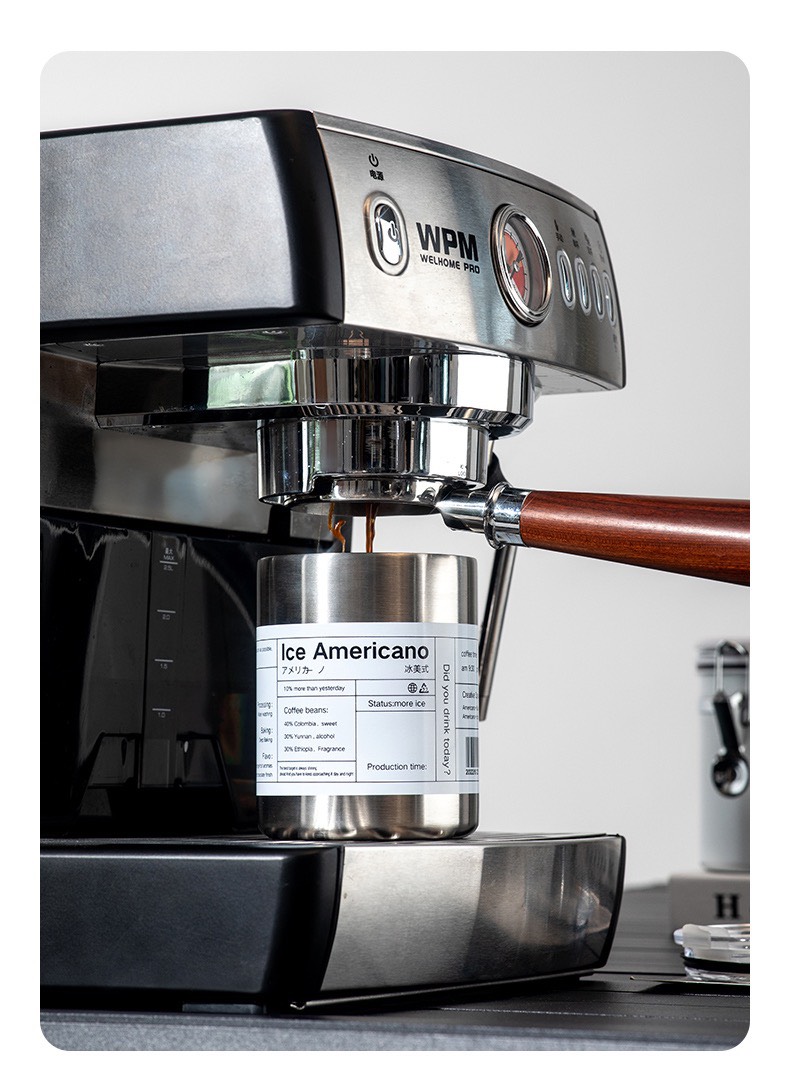 Ly giữ nhiệt inox 304 Iced Americano không gỉ cao cấp, Cốc giữ nhiệt kèm ống hút 300/600ml
