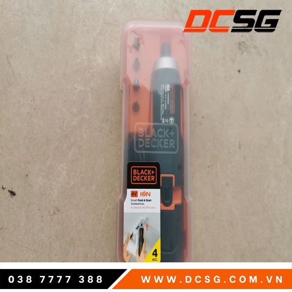 Máy vặn vít cầm tay 4V Black & Decker BD40K4-B1