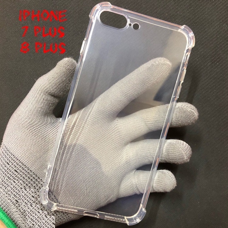 Ốp cho iPhone 7 / 8 / 7 Plus / 8 Plus - Dẻo Trong Chống Sốc Bảo Vệ Camera