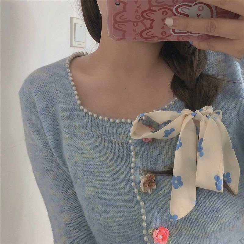 CỘT TÓC VẢI VOAN NƠ DÀI
