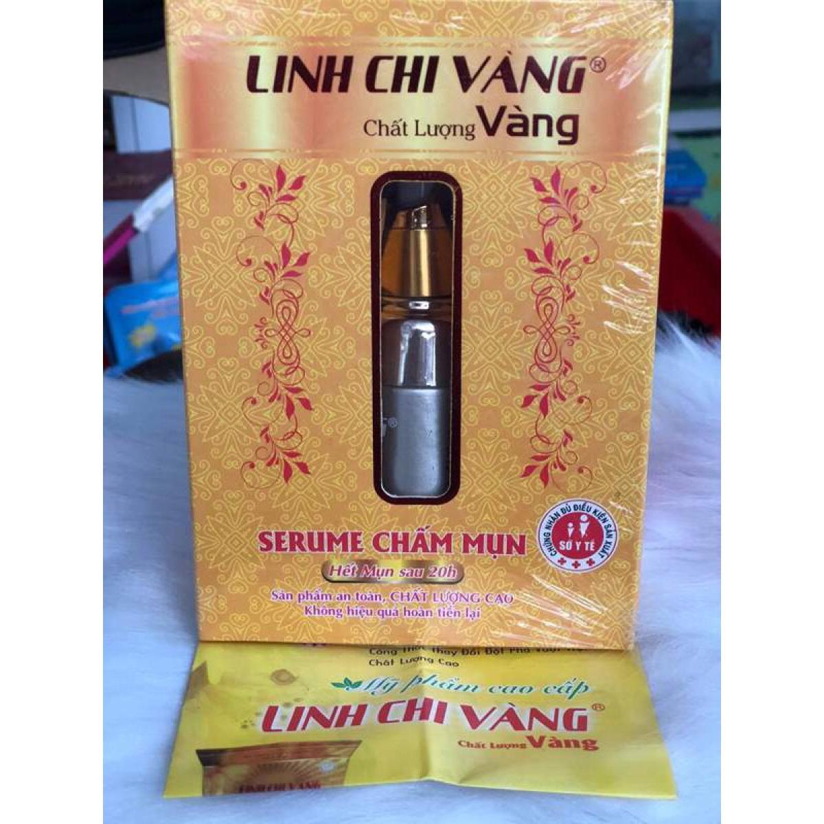 SERUM CHẤM MỤN SIÊU TỐC 20H LINH CHI VÀNG 25ML