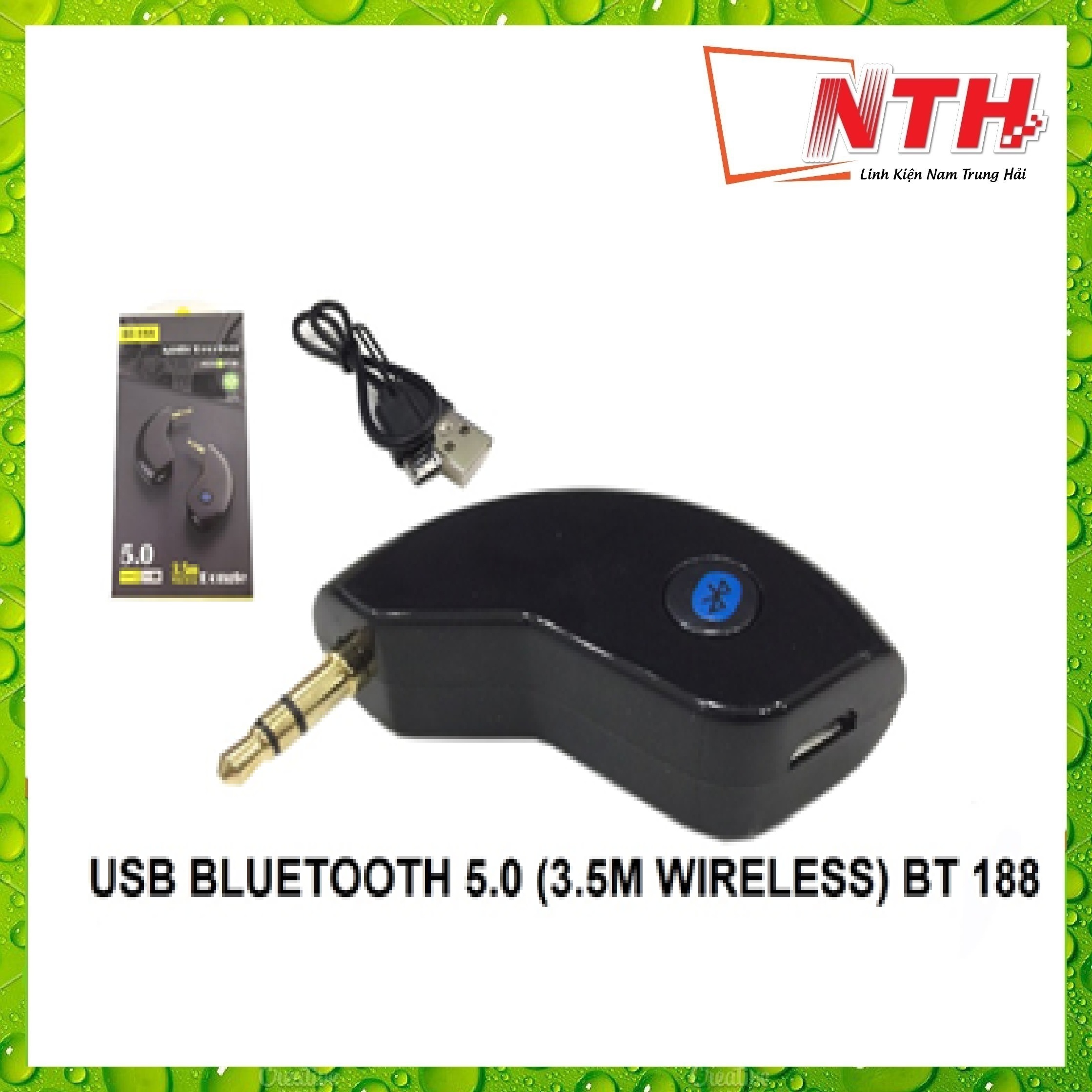 [HCM]USB Bluetooth 5.0 (3.5M Wireless) BT 188