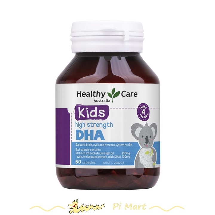 Healthy Care Kids High Strength DHA 60 Capsules