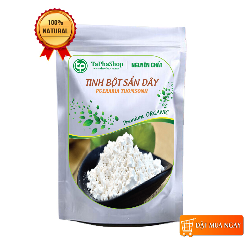 Tinh bột sắn dây 100g, thanh nhiệt, mát gan, giải độc, làm đẹp da
