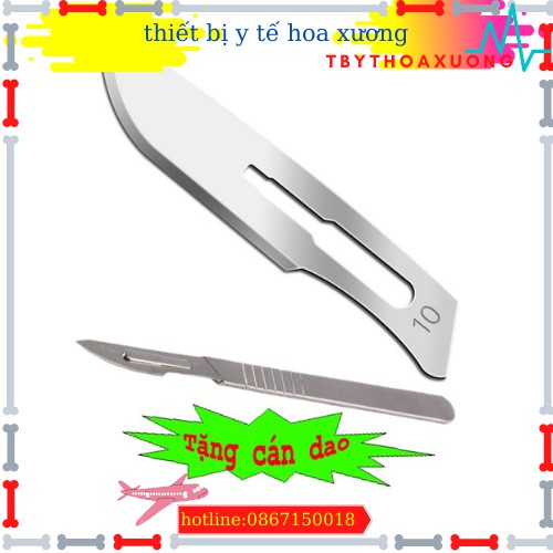 Lưỡi dao mổ kiato số 10 dùng cho cán dao số 3