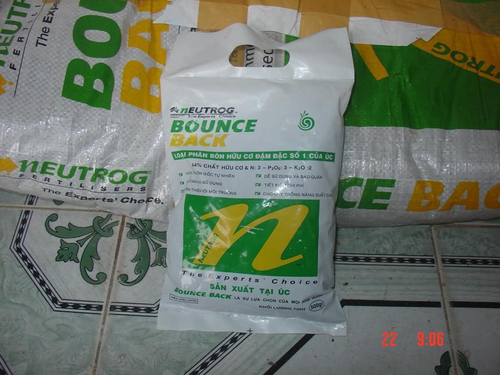 PHÂN HỮU CƠ BOUND BACK ÚC 500g