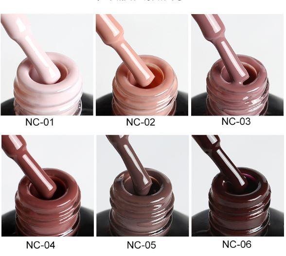 Sơn móng gel set 6 màu NC