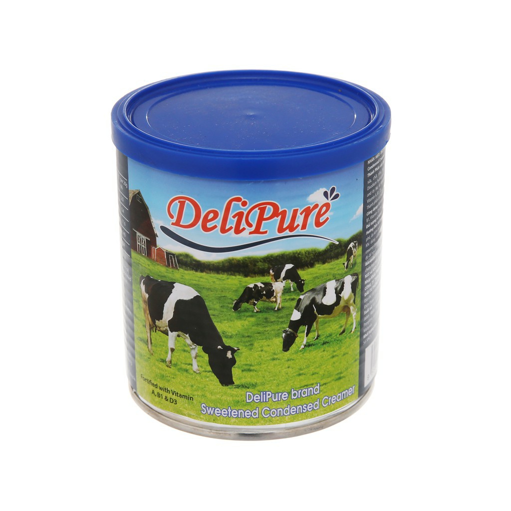 Combo 6 lon sữa đặc Delipure loại 1kg