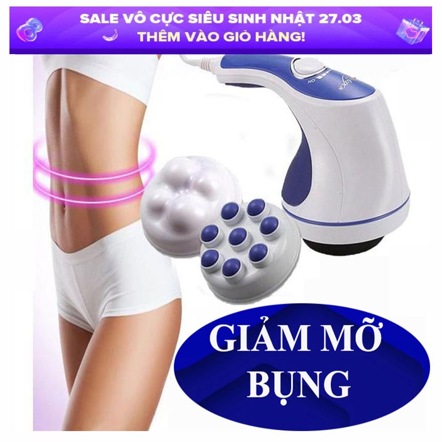 [HCM]Máy Massage cầm tay đánh tan mỡ bụng Máy matxa cầm tay RELAX .BẢO HÀNH UY TÍN