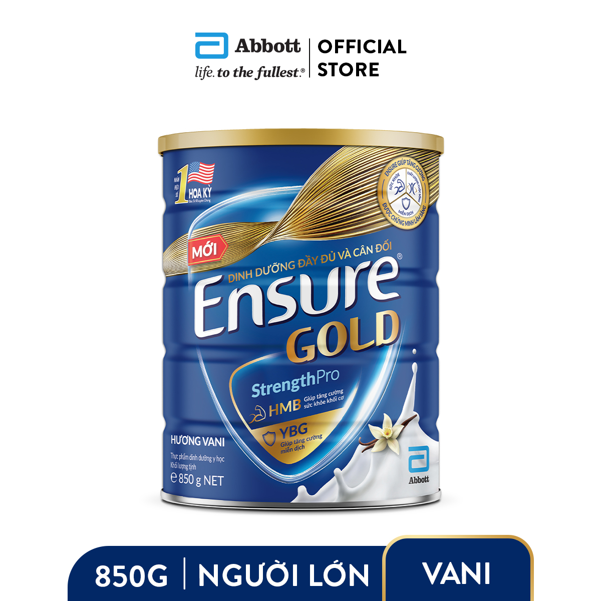 Sữa bột Abbott Ensure Gold