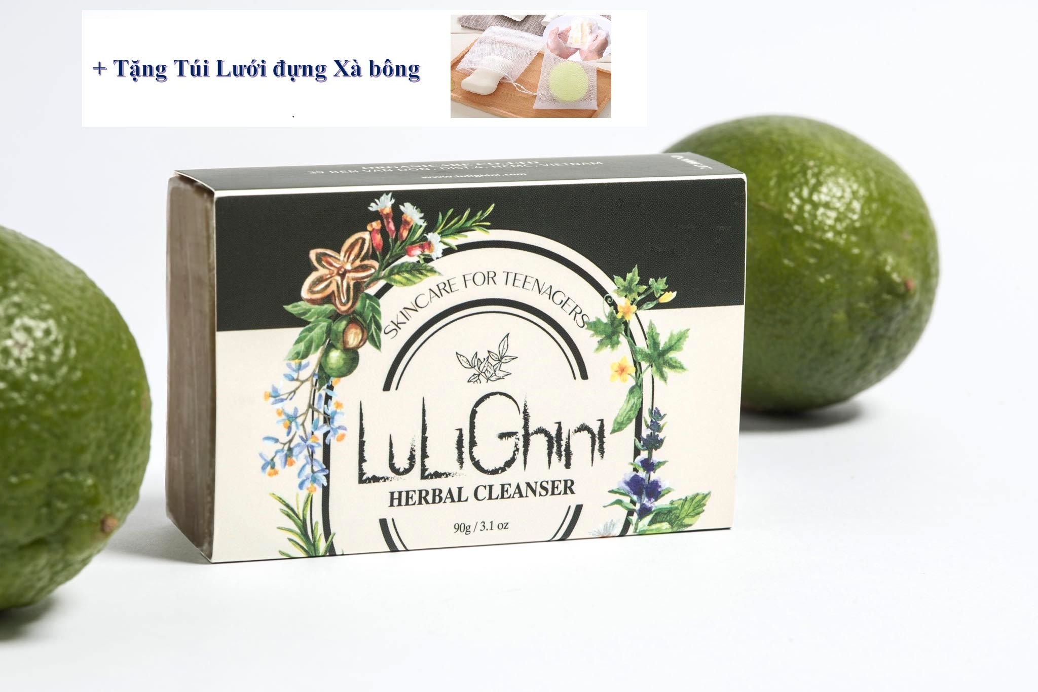 Xà bông & serum thảo dược Lulighini