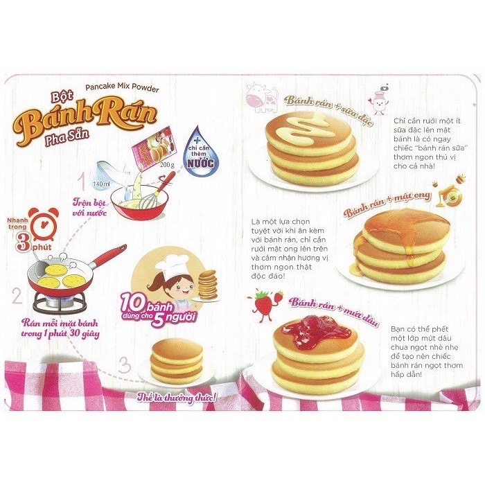 Bột bánh rán Ajinomoto 200g